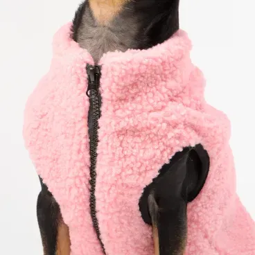 Casaco Sherpa para Caes Flicks Rosa 1